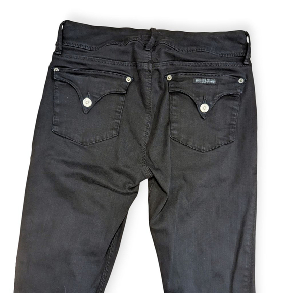 Hudson Jeans Collin Black Skinny Denim Size 31 - Picture 4 of 12